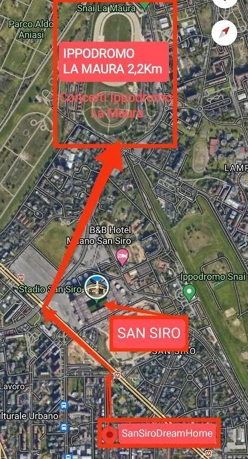 San Siro Dream Home -Apartment With Garage-Milano 0*, Milan